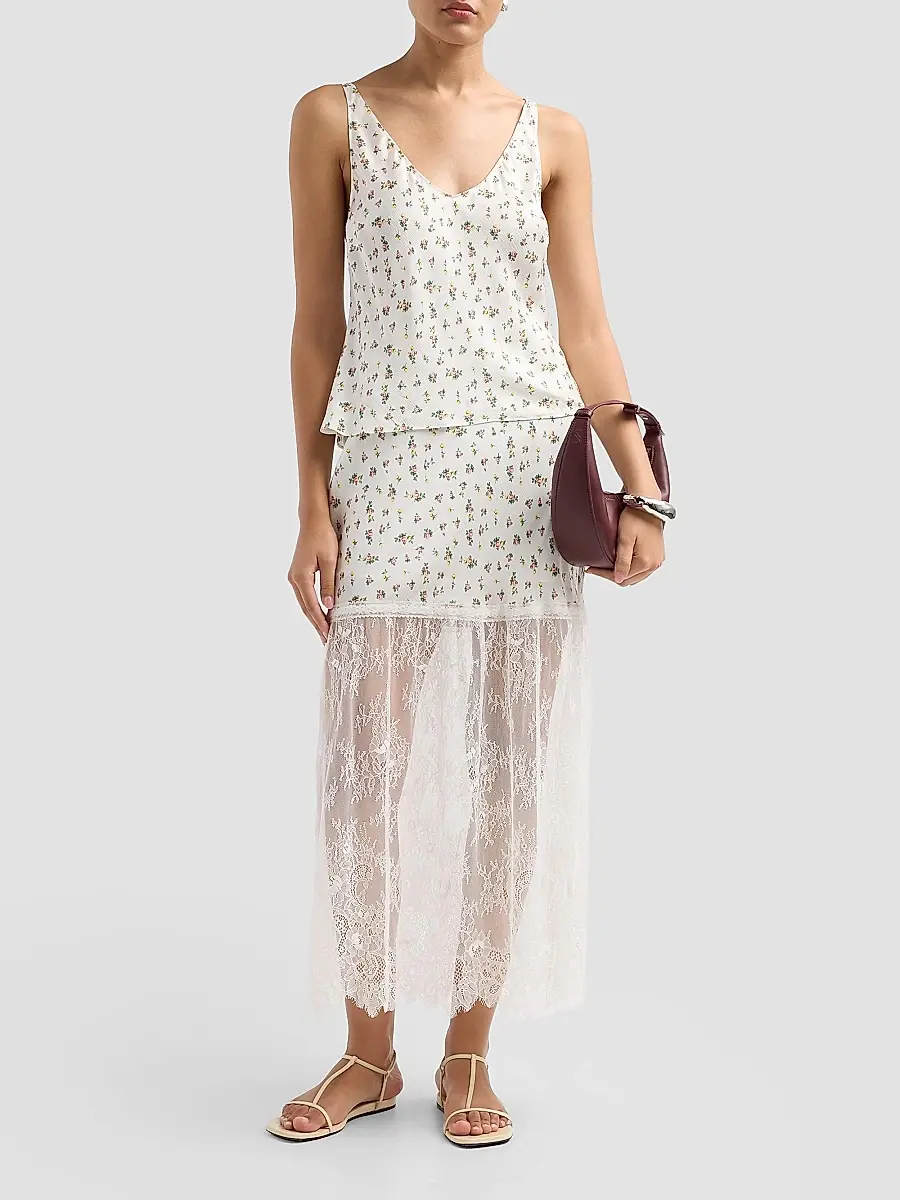Cami NYC Women's Rory Hammered Floral Camisole | Thumbnail 2