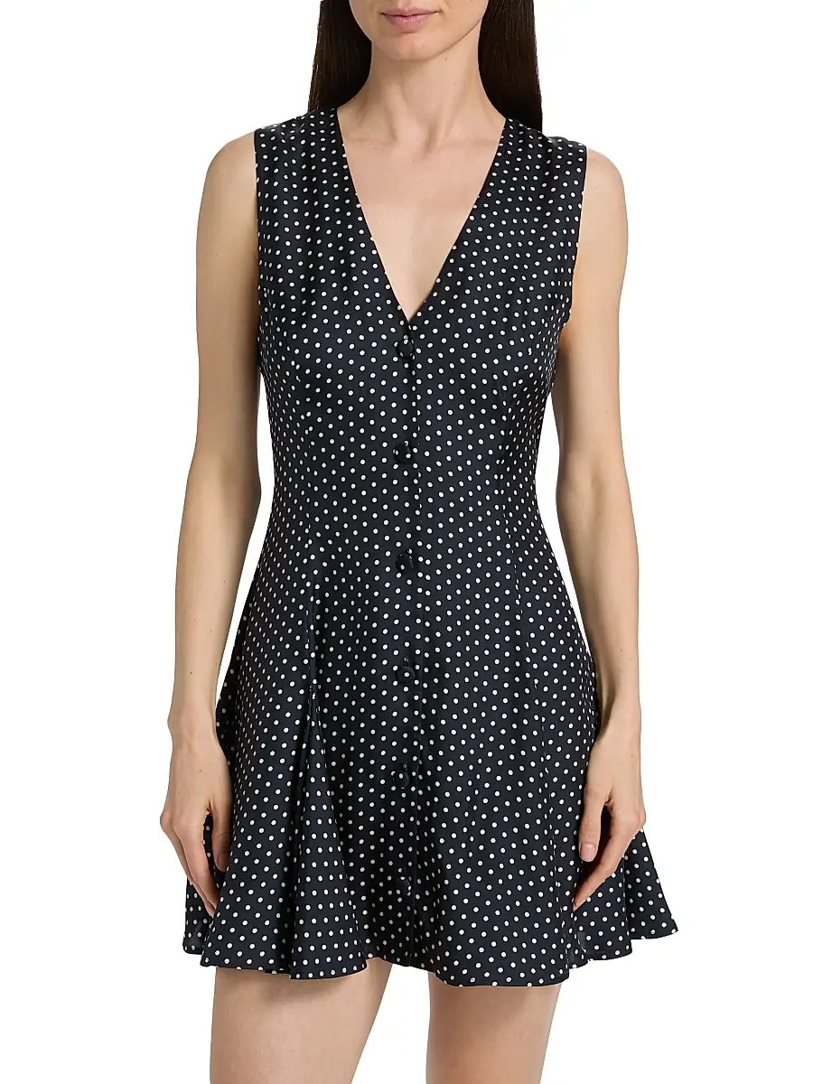 DÔEN Women's Aubrey Polka Dot A-Line Dress | Thumbnail 3 DÔEN Women's Aubrey Polka Dot A-Line Dress | Thumbnail 3