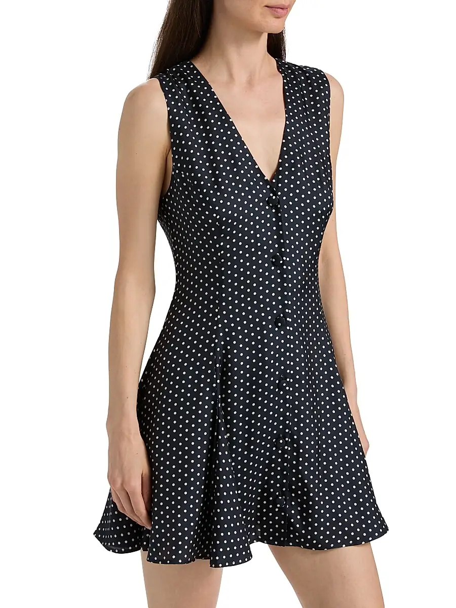 DÔEN Women's Aubrey Polka Dot A-Line Dress | Thumbnail 4 DÔEN Women's Aubrey Polka Dot A-Line Dress | Thumbnail 4