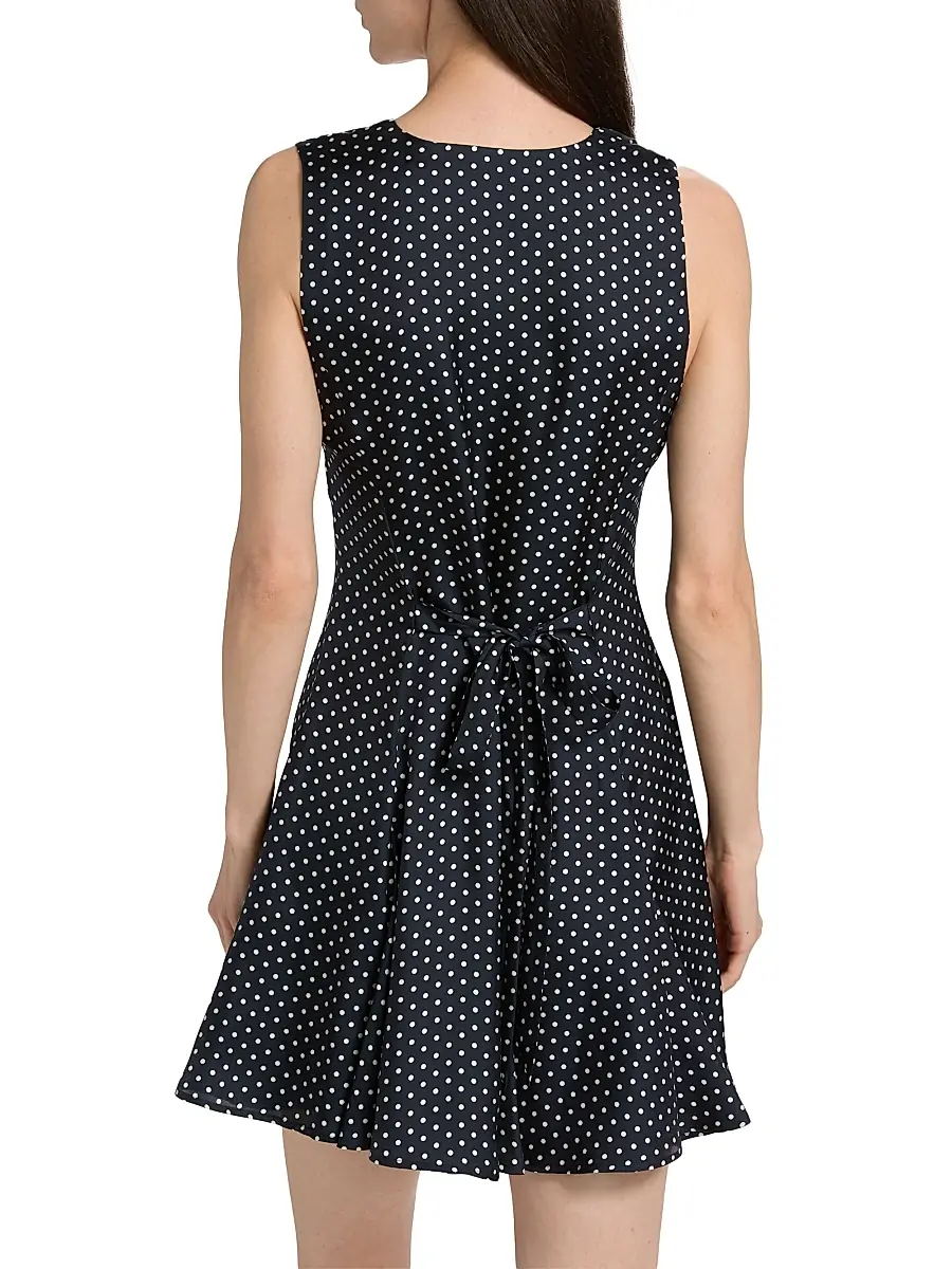 DÔEN Women's Aubrey Polka Dot A-Line Dress | Thumbnail 5 DÔEN Women's Aubrey Polka Dot A-Line Dress | Thumbnail 5