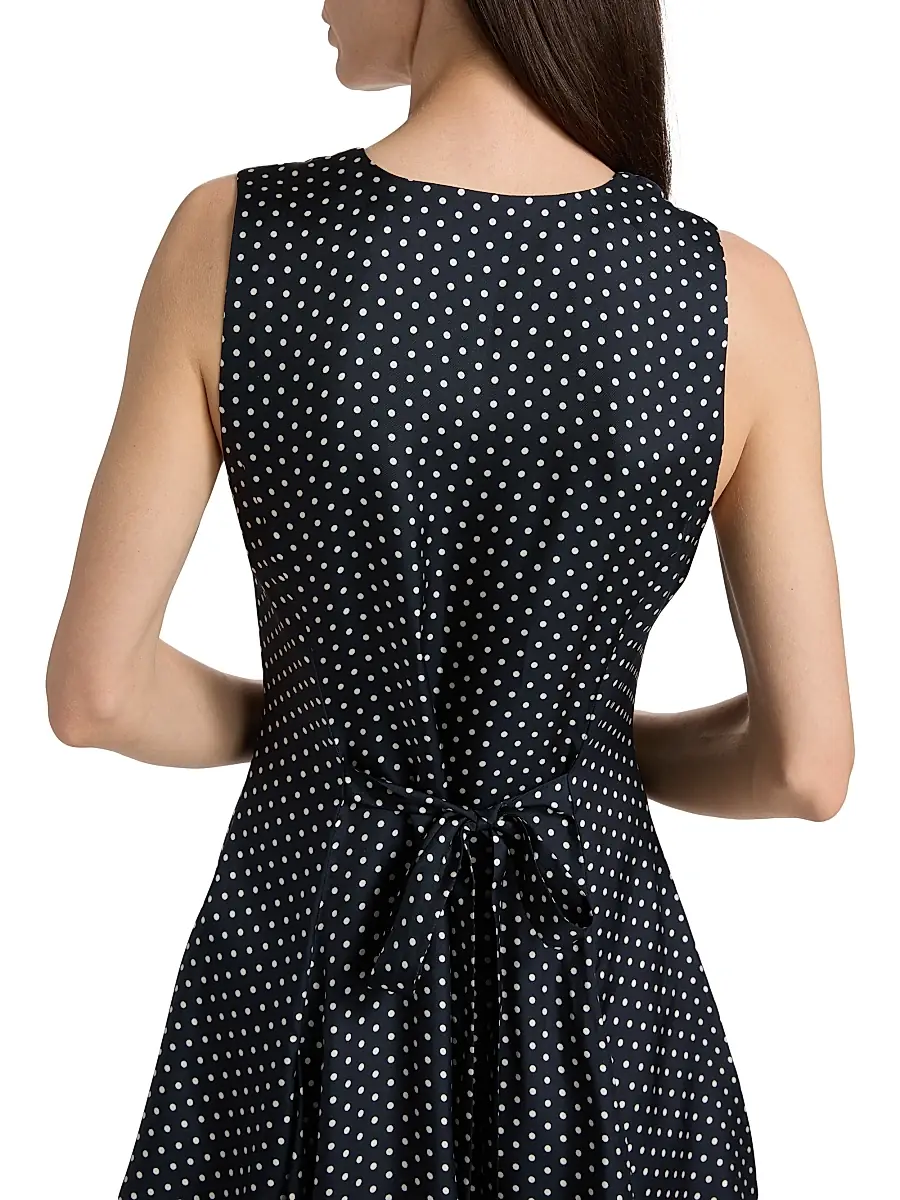 DÔEN Women's Aubrey Polka Dot A-Line Dress | Thumbnail 6 DÔEN Women's Aubrey Polka Dot A-Line Dress | Thumbnail 6