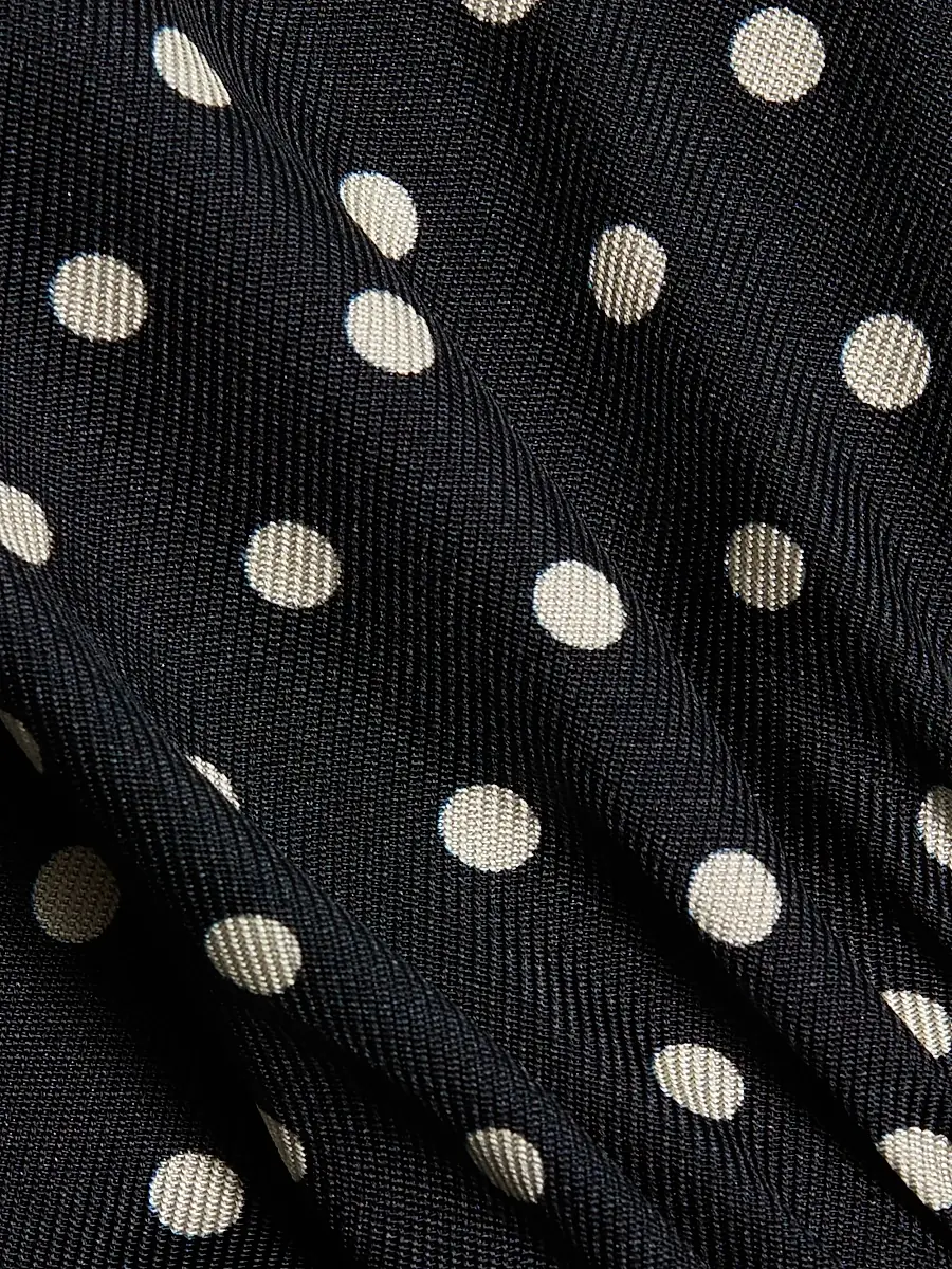 DÔEN Women's Tahlia Polka Dot Silk-Blend Midi-Dress | Thumbnail 7 DÔEN Women's Tahlia Polka Dot Silk-Blend Midi-Dress | Thumbnail 7