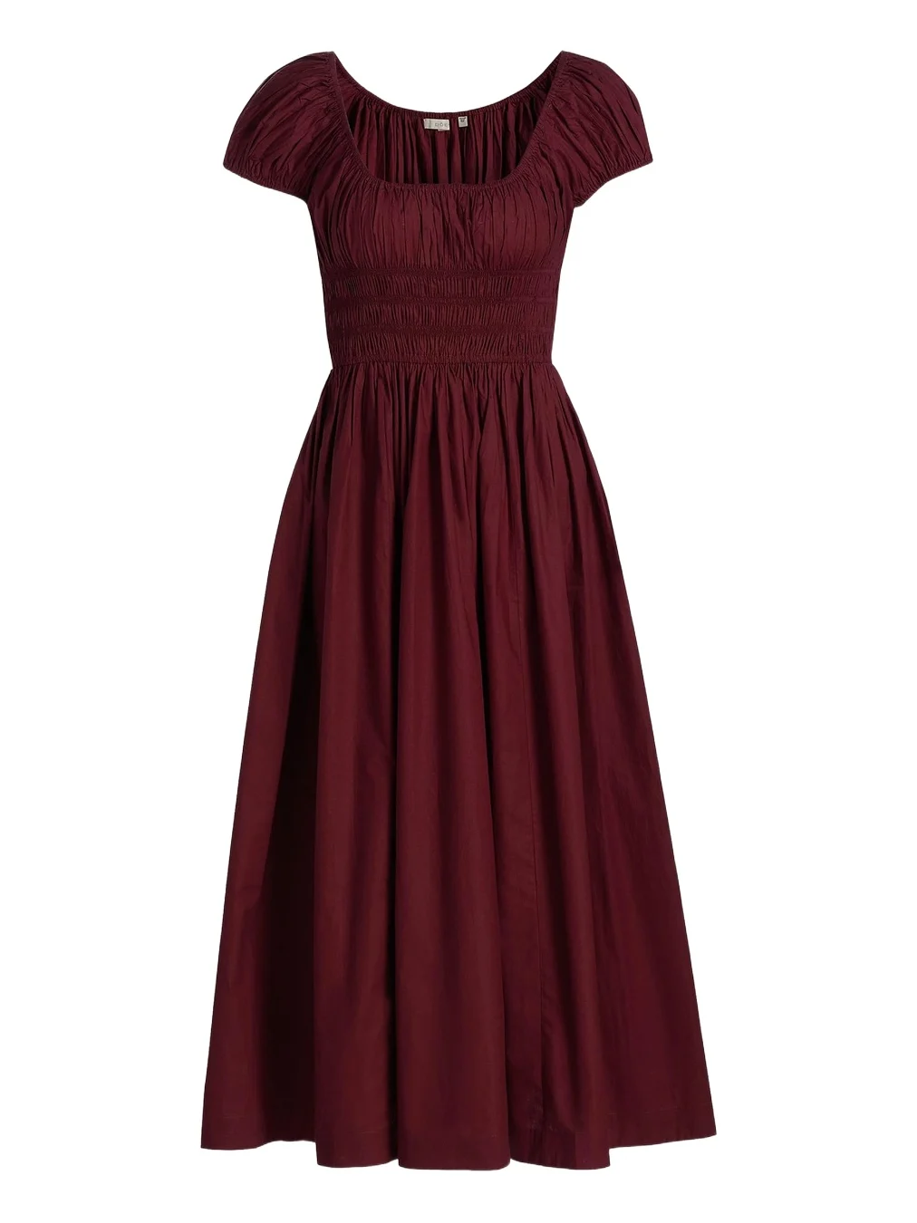 DÔEN Women's Quinley Cotton Smocked Midi-Dress