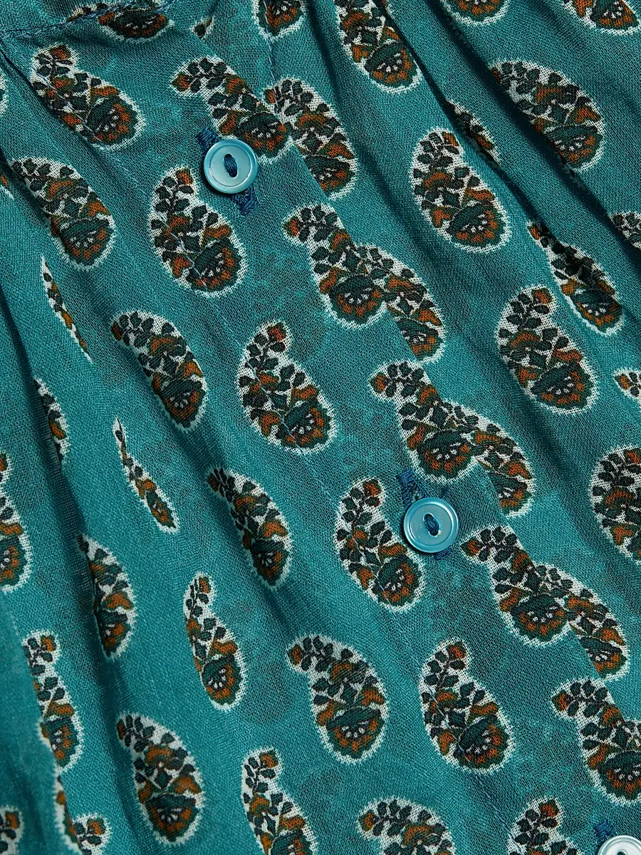 DÔEN Women's June Paisley Cotton Top | Thumbnail 7 DÔEN Women's June Paisley Cotton Top | Thumbnail 7