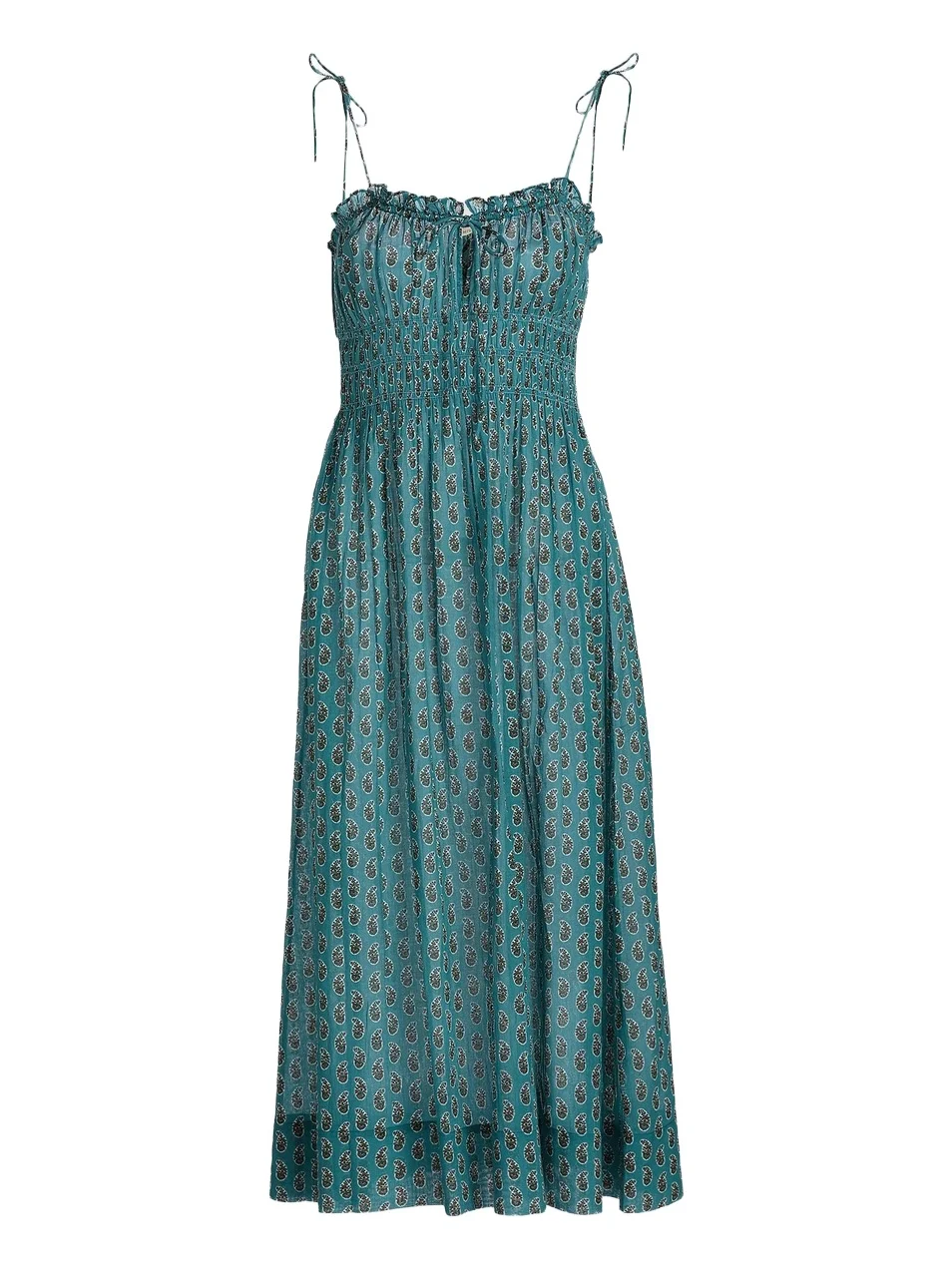Women's Rhoda Paisley Cotton Midi-Dress