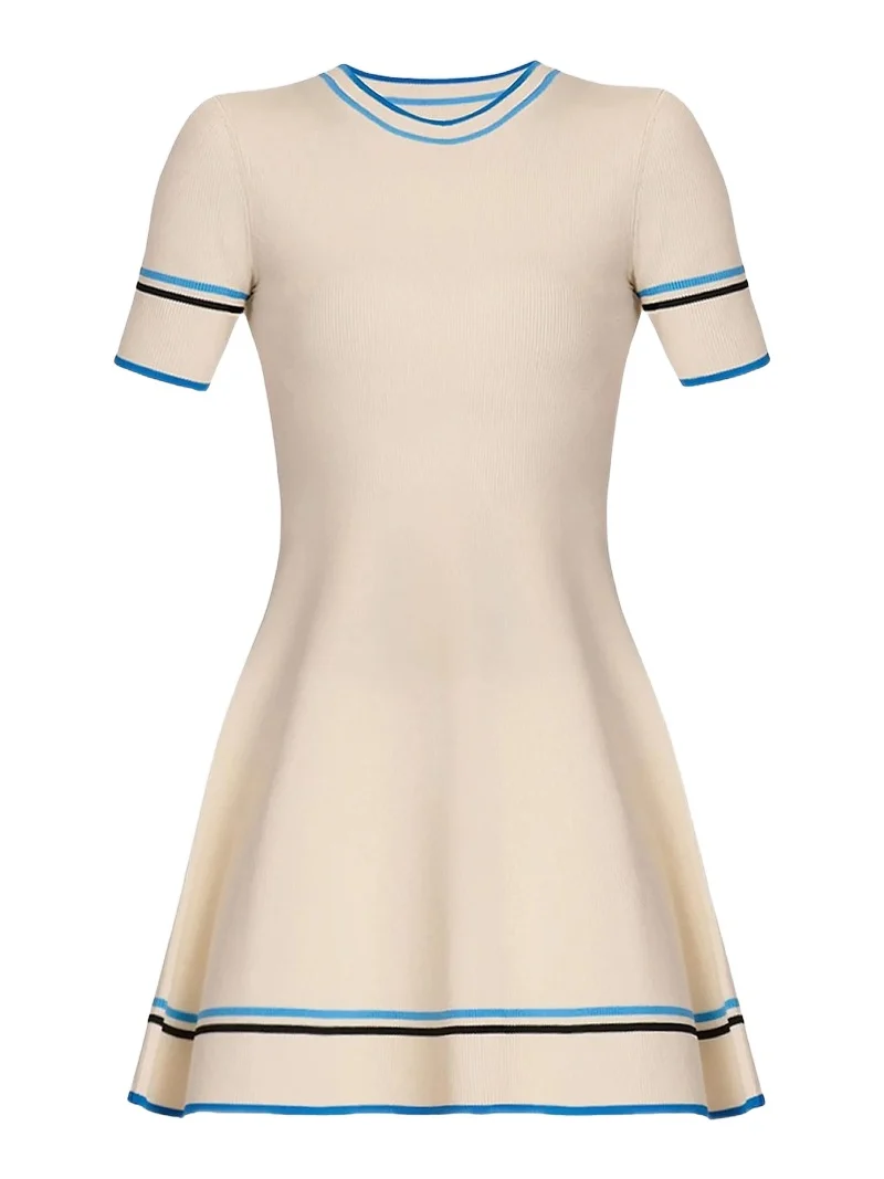 Women's Kate Striped Knitted Mini Dress Women's Kate Striped Knitted Mini Dress