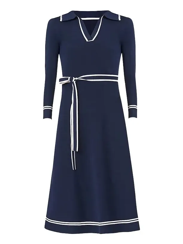 Women's Malia Tie-Waist A-Line Midi Dress