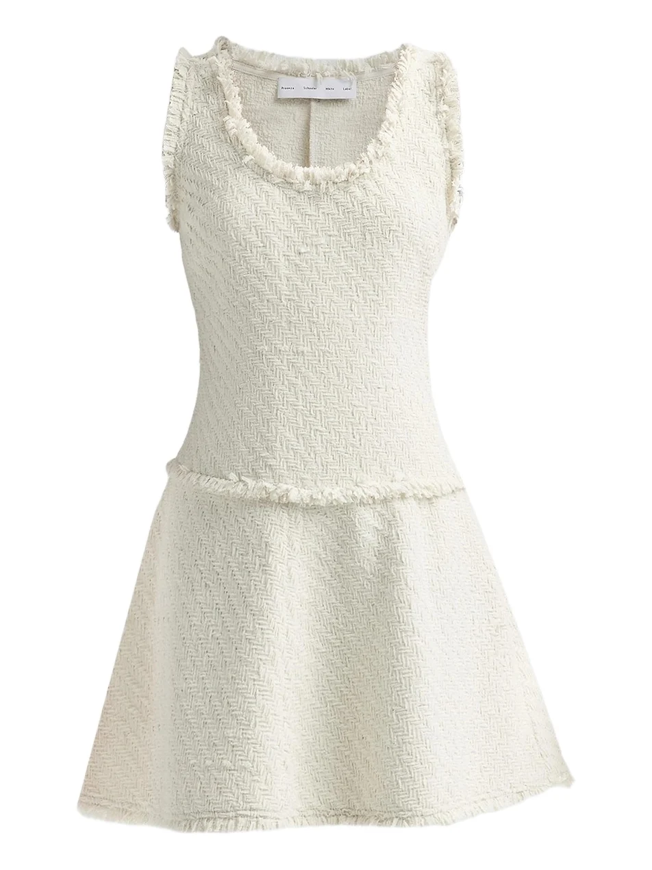 Women's Kaida Basketweave Tweed A-Line Mini Dress Women's Kaida Basketweave Tweed A-Line Mini Dress
