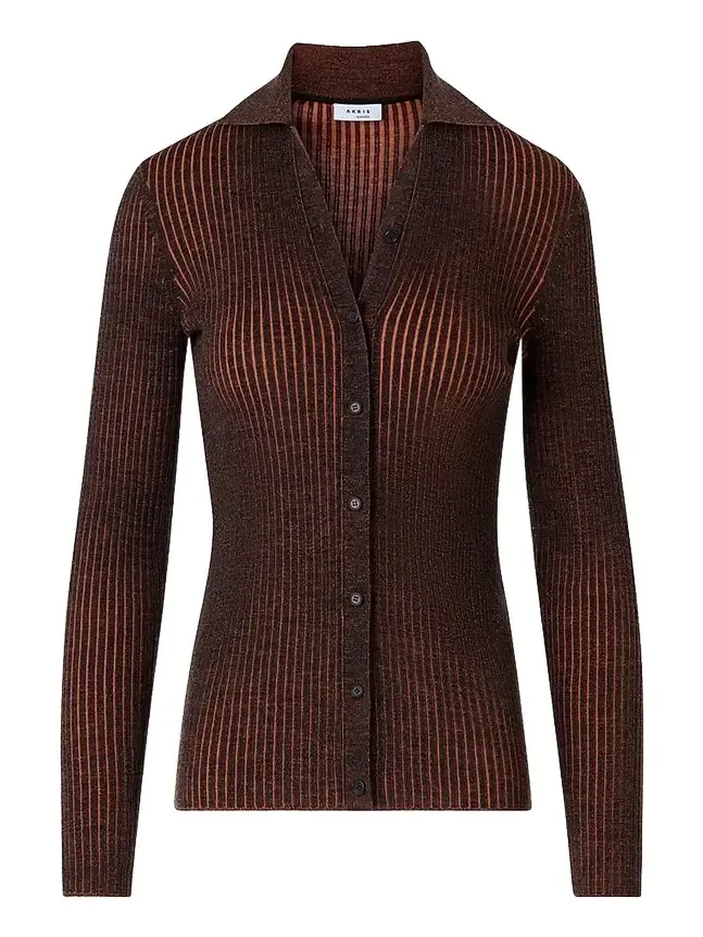 Akris punto Women's Two-Tone Wool Sweater