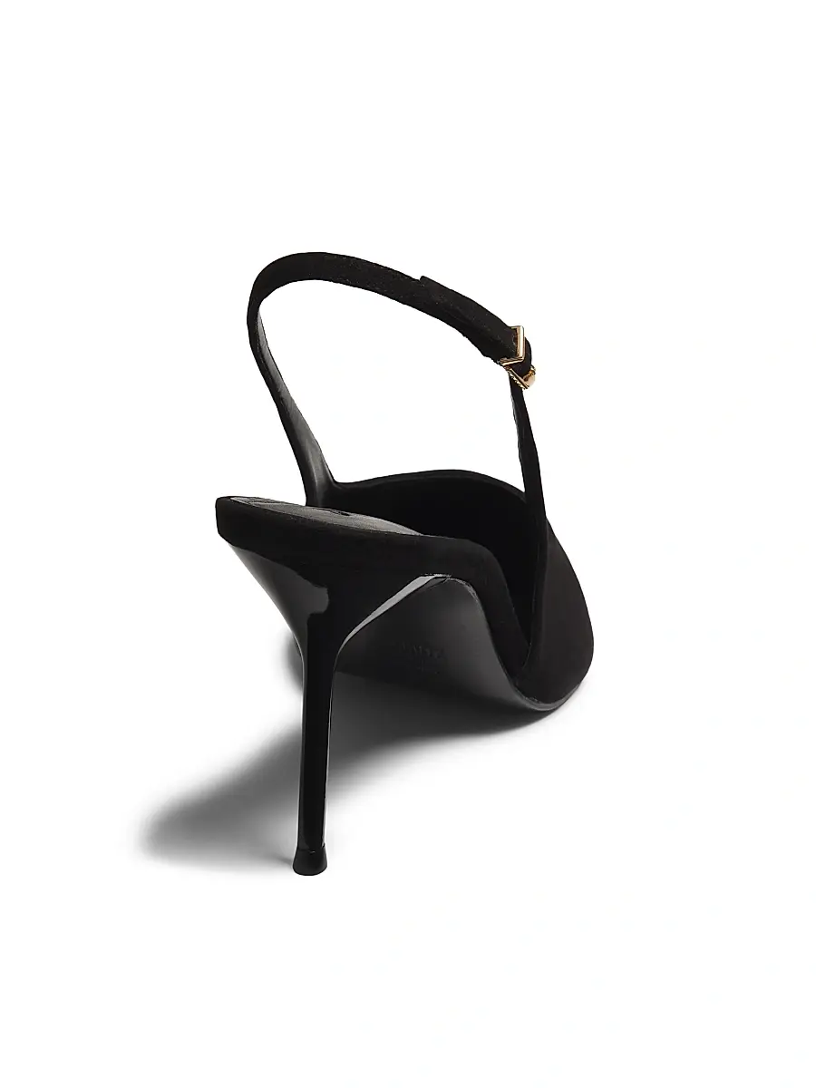 Schutz Women's Alicia Sling 90MM Suede Slingback Pumps | Thumbnail 3 Schutz Women's Alicia Sling 90MM Suede Slingback Pumps | Thumbnail 3
