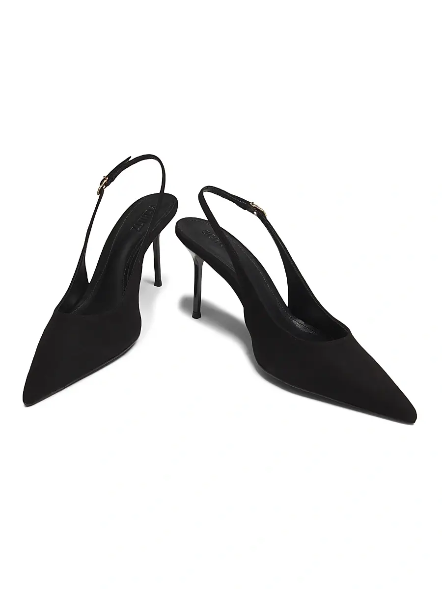 Schutz Women's Alicia Sling 90MM Suede Slingback Pumps | Thumbnail 4 Schutz Women's Alicia Sling 90MM Suede Slingback Pumps | Thumbnail 4