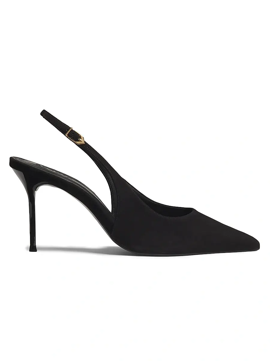 Women's Alicia Sling 90MM Suede Slingback Pumps Women's Alicia Sling 90MM Suede Slingback Pumps