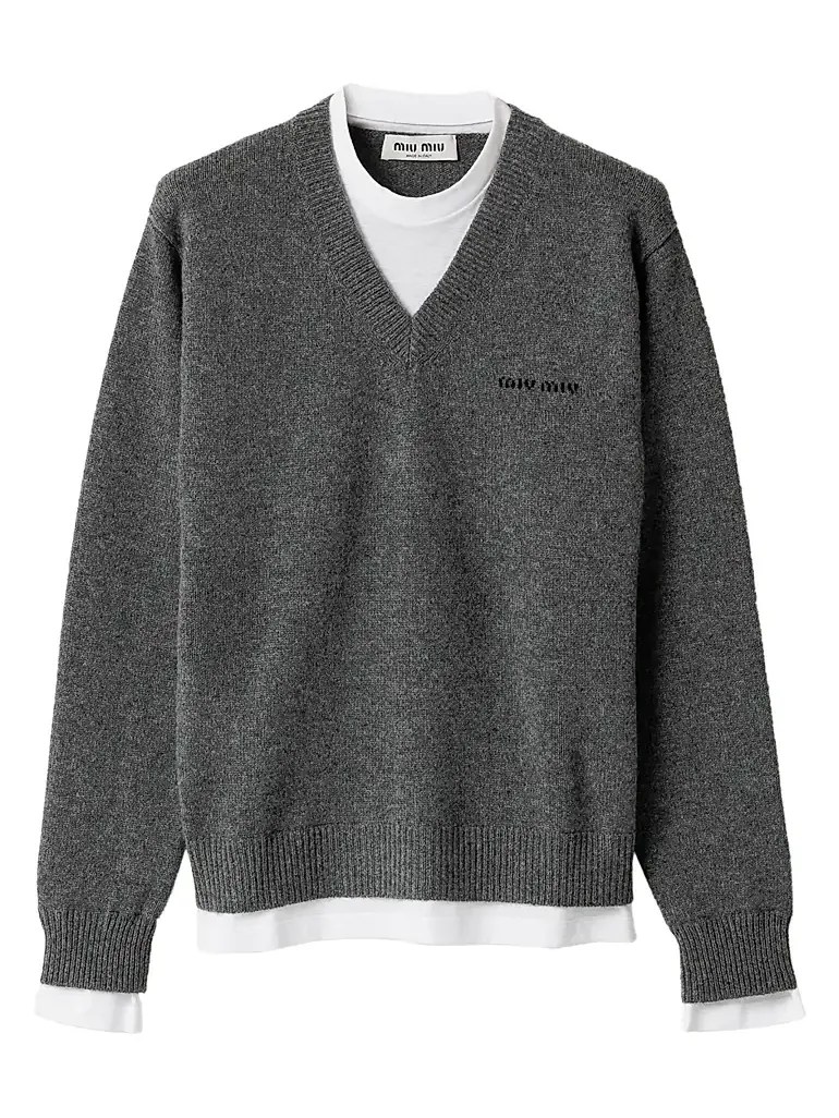 Women's Cashmere V-Neck Sweater Women's Cashmere V-Neck Sweater