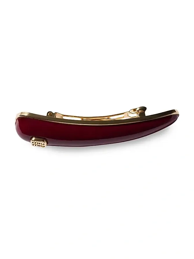 Women's Patent Leather Hair Clip