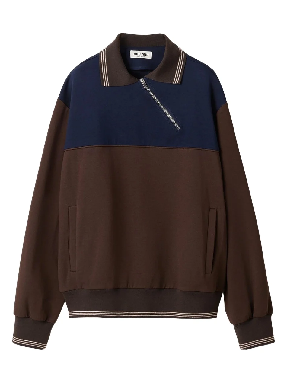 Miu Miu Women's Zipper Sweatshirt