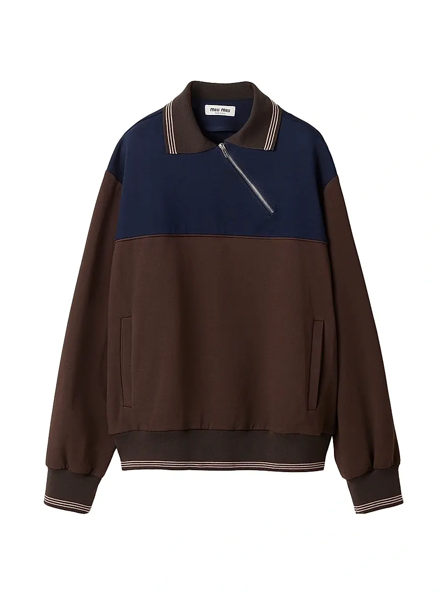 Miu Miu Women's Zipper Sweatshirt