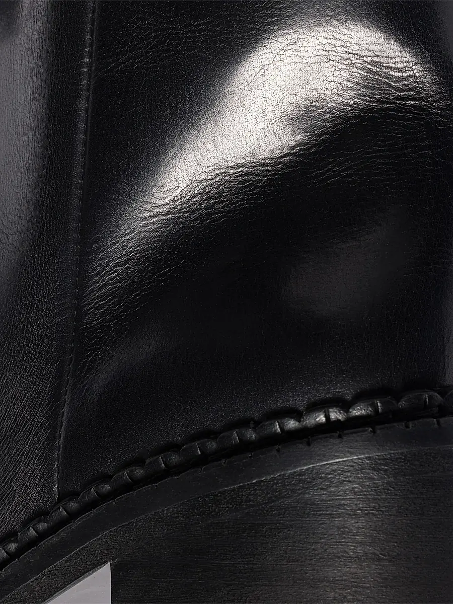 Miu Miu Women's Leather Boots | Thumbnail 2