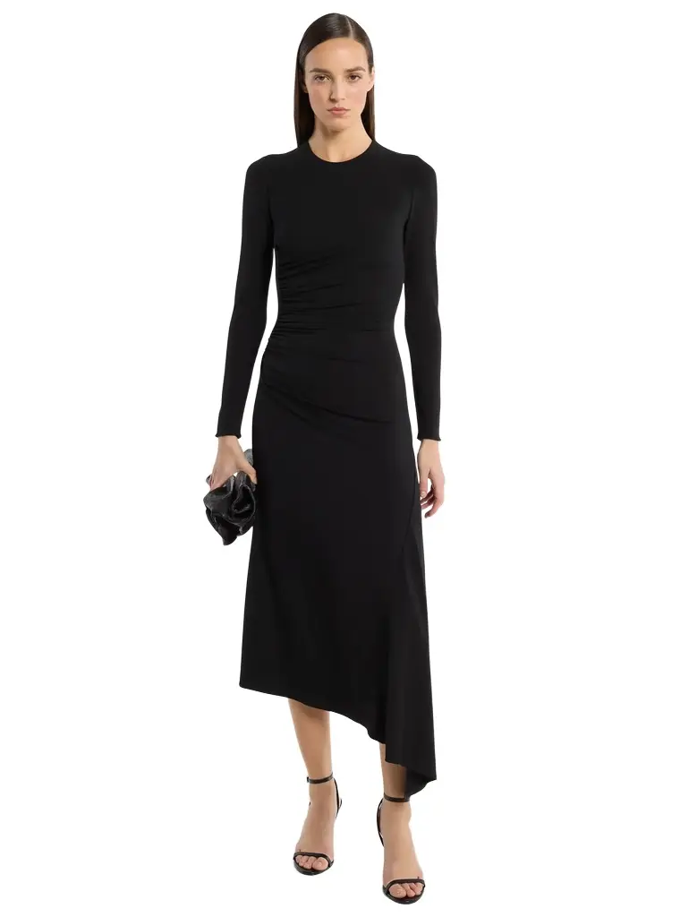 Michael Kors Collection Stretch Matte Jersey Asymmetric Dress | Image 1 Michael Kors Collection Stretch Matte Jersey Asymmetric Dress | Image 1