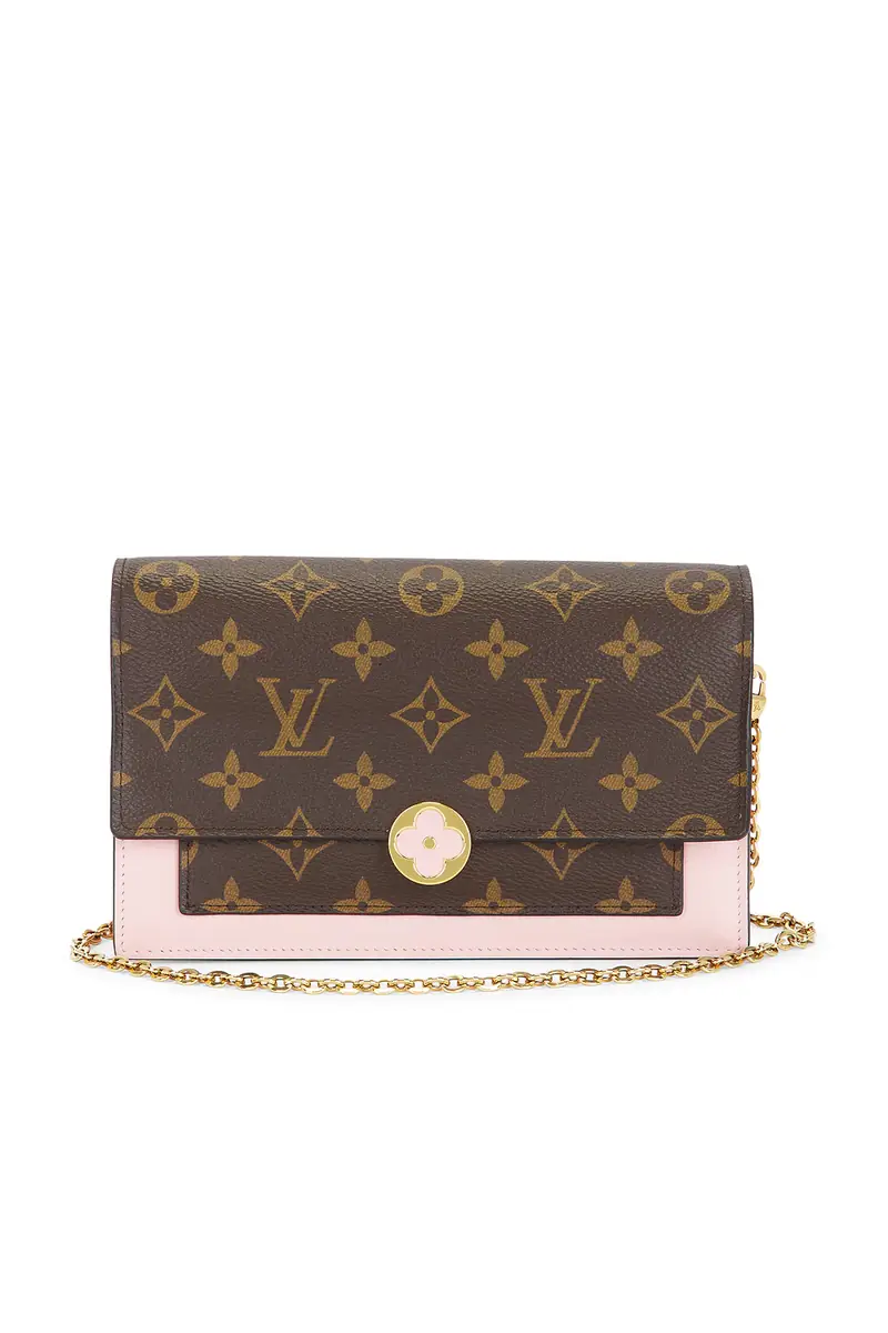 Louis Vuitton Monogram Flore Wallet On Chain | Image 1 Louis Vuitton Monogram Flore Wallet On Chain | Image 1