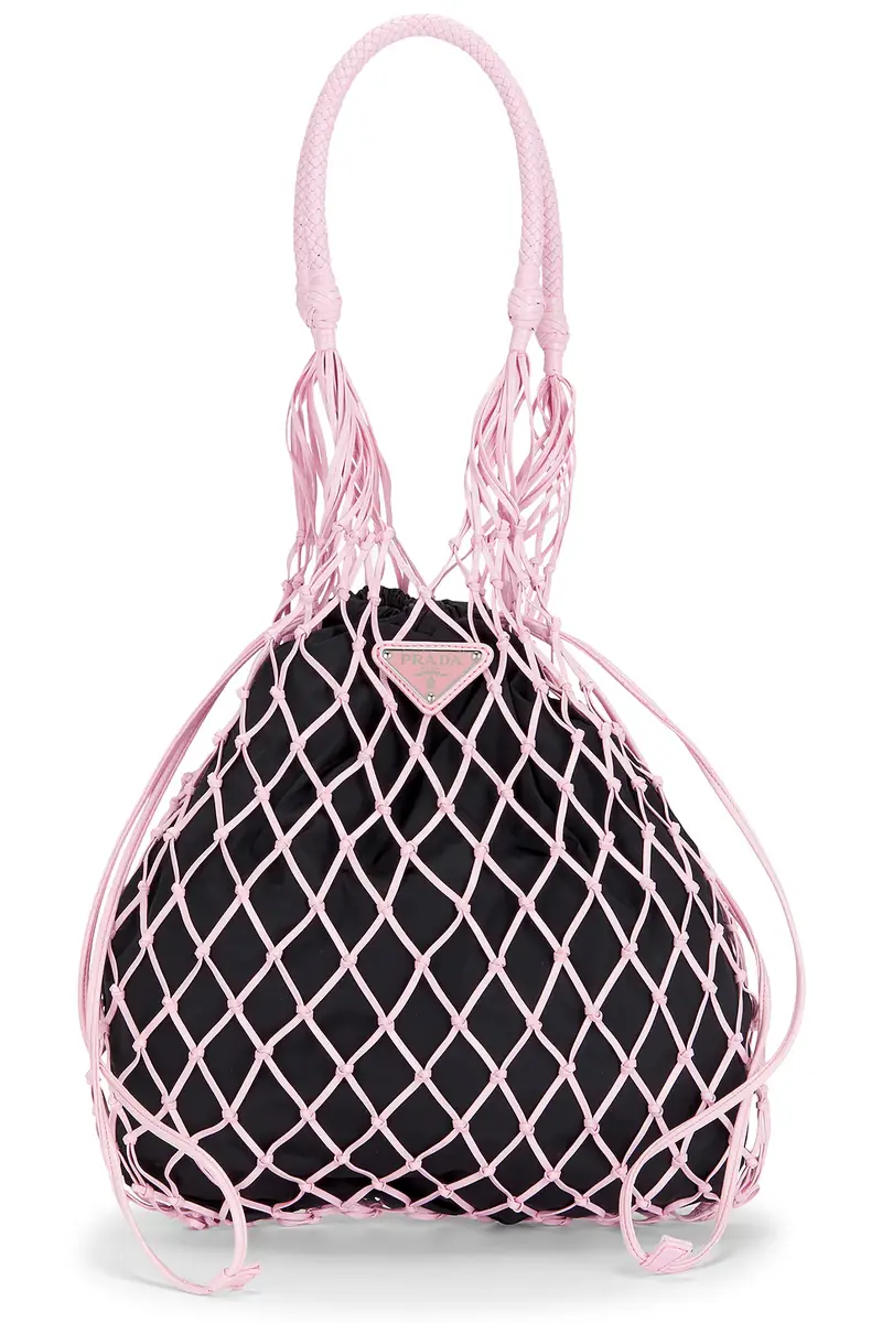FWRD Renew Prada Tessuto Net Tote Bag | Image 1 FWRD Renew Prada Tessuto Net Tote Bag | Image 1