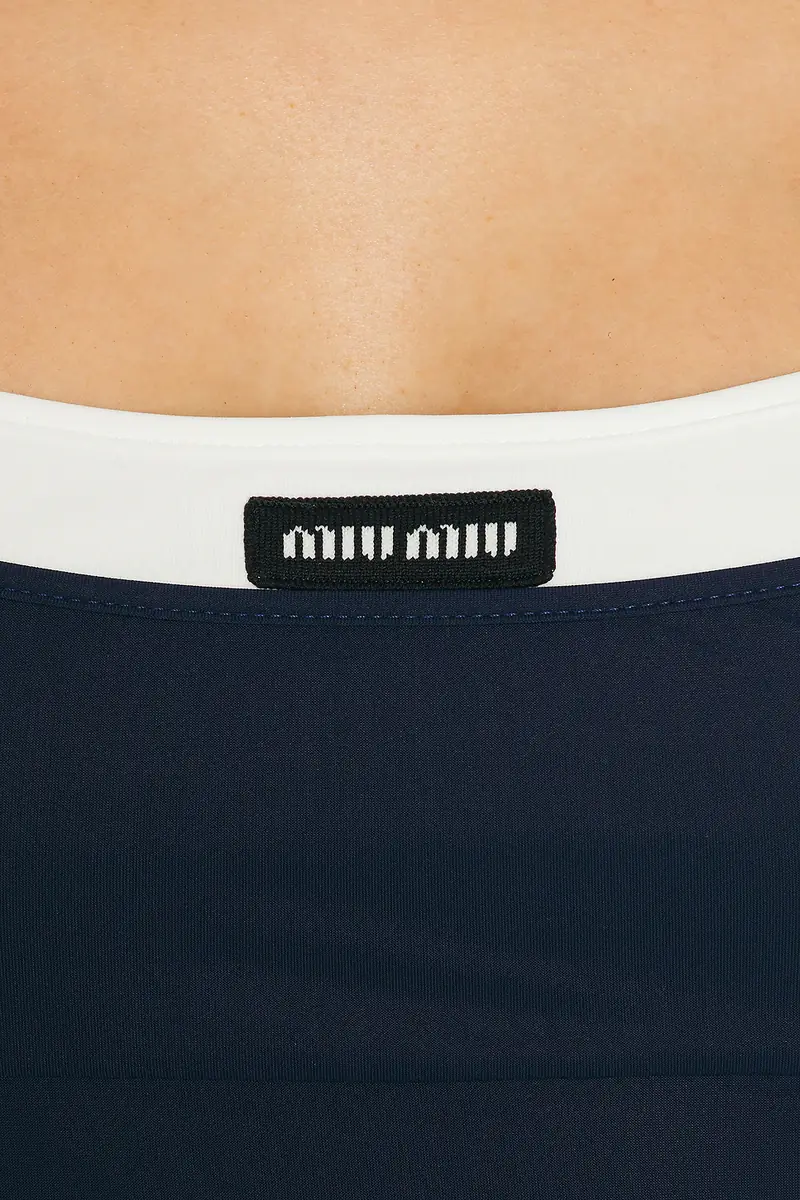 Miu Miu Jersey Stretch Dress | Thumbnail 4 Miu Miu Jersey Stretch Dress | Thumbnail 4