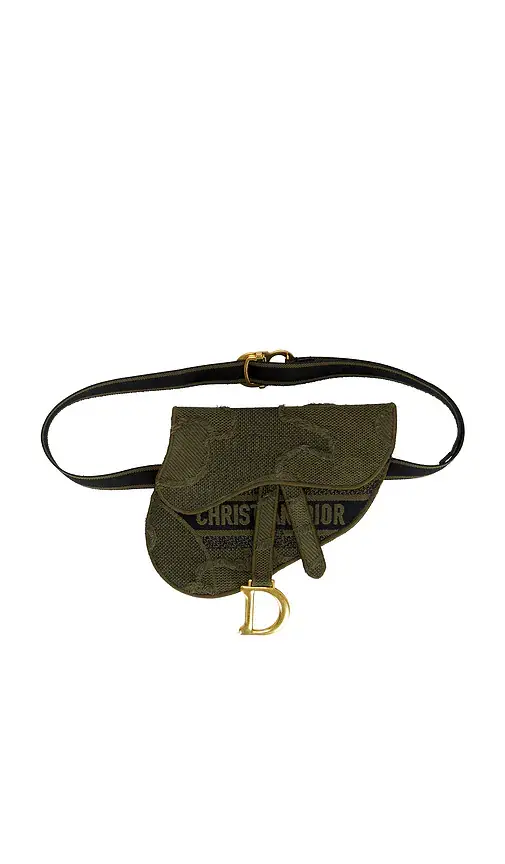 Dior Embroidered Camouflage Saddle Belt Bag | Thumbnail 8 Dior Embroidered Camouflage Saddle Belt Bag | Thumbnail 8