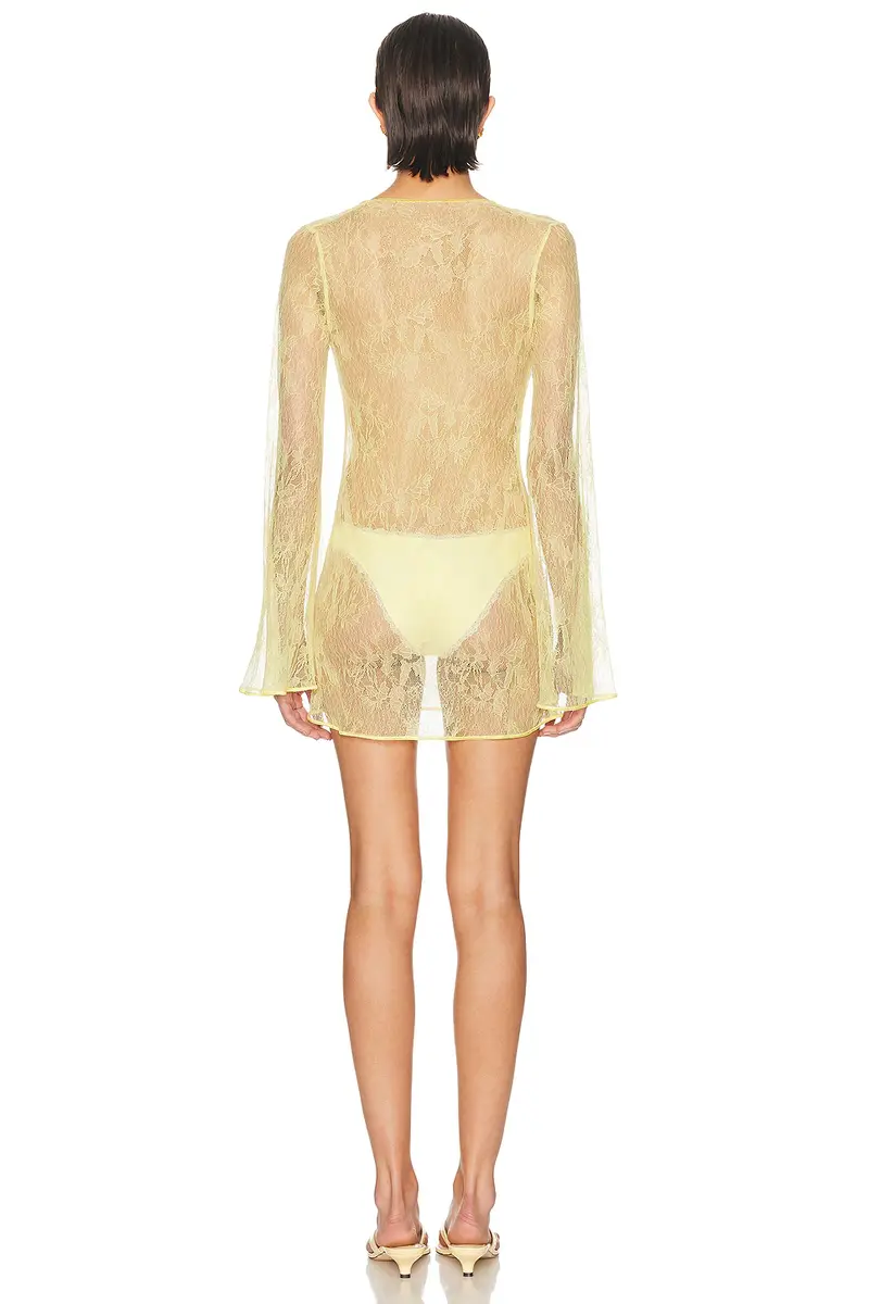 Oséree Lace O Gem Kaftan Dress | Thumbnail 3 Oséree Lace O Gem Kaftan Dress | Thumbnail 3