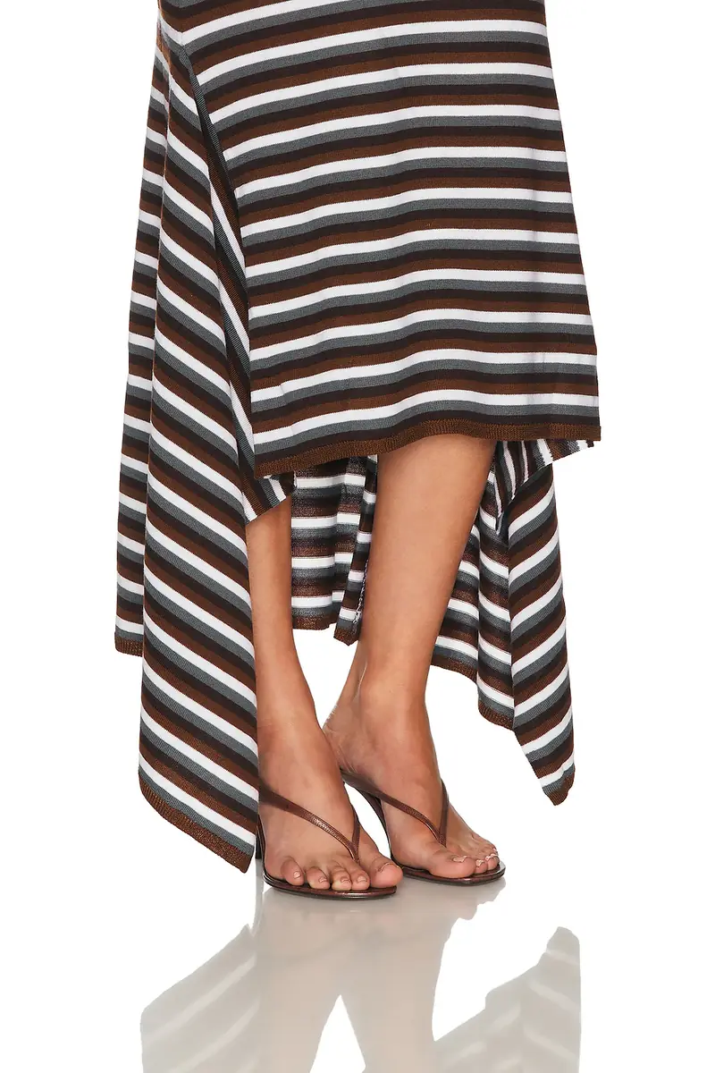 Monse Stripe Cascade Skirt | Thumbnail 6 Monse Stripe Cascade Skirt | Thumbnail 6