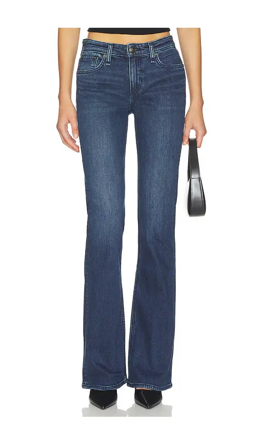 rag & bone Kinsley Low Rise Full Bootcut Jeans