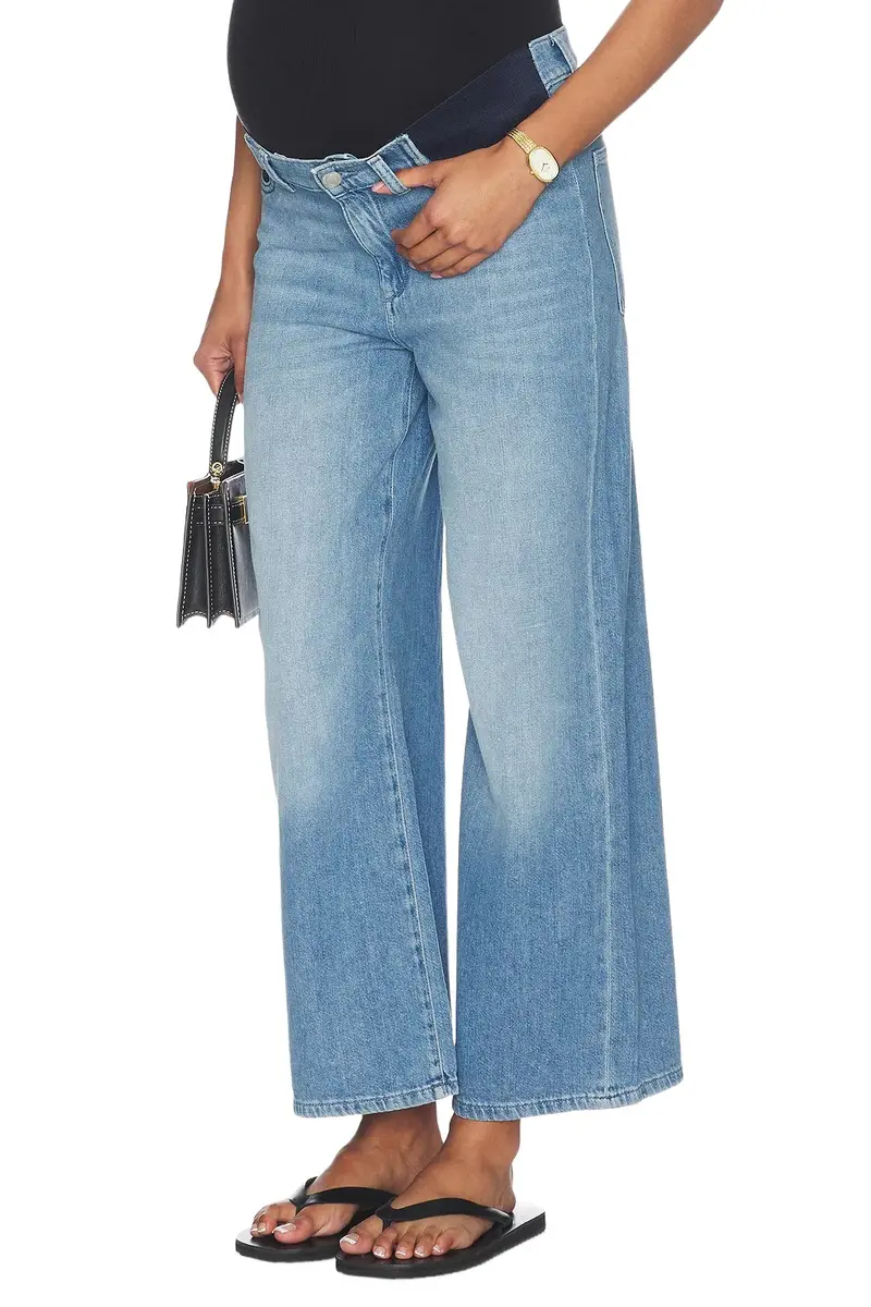 Hepburn Wide Leg Maternity Jeans Hepburn Wide Leg Maternity Jeans