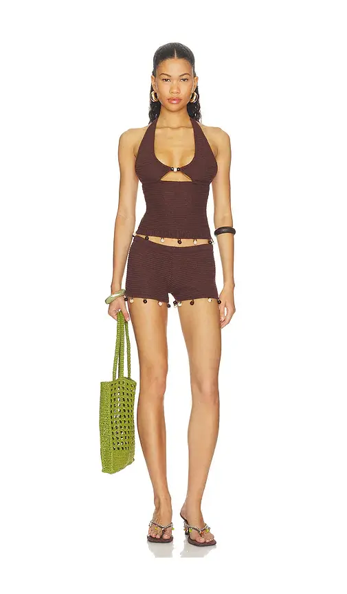 Runaway The Label Bailee Mini Knit Shorts | Thumbnail 5 Runaway The Label Bailee Mini Knit Shorts | Thumbnail 5