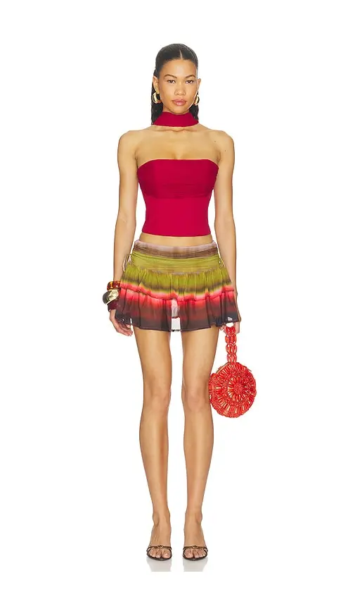 Runaway The Label Daniella Ruched Ruffle Mini Skirt | Thumbnail 5 Runaway The Label Daniella Ruched Ruffle Mini Skirt | Thumbnail 5