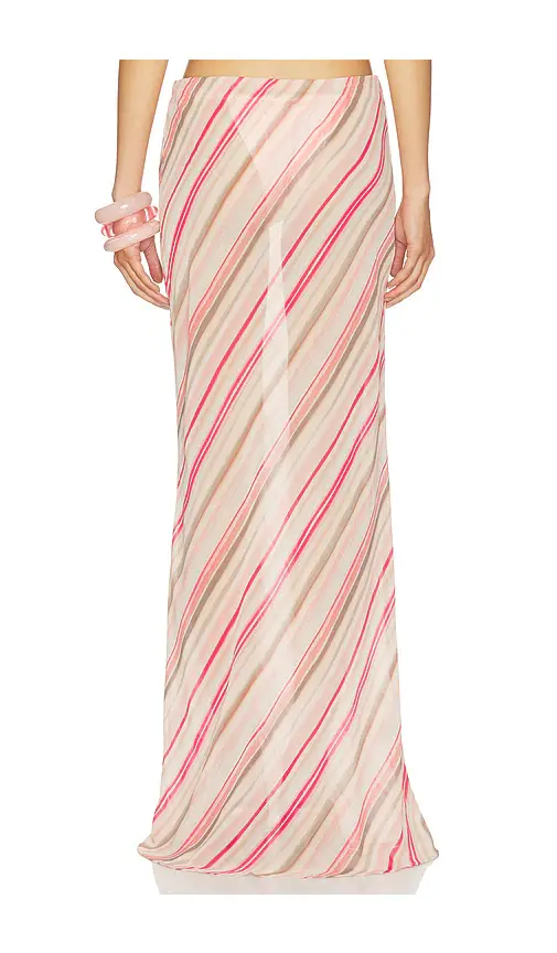 Runaway The Label Cyrus Low Waist Sheer Maxi Skirt | Thumbnail 4 Runaway The Label Cyrus Low Waist Sheer Maxi Skirt | Thumbnail 4