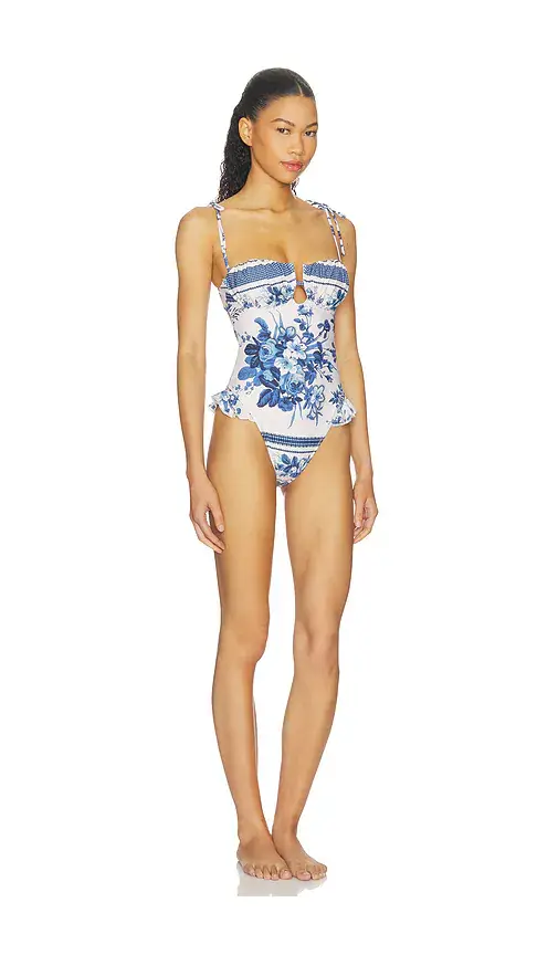 Montce Petal Ruffle One-piece | Thumbnail 2 Montce Petal Ruffle One-piece | Thumbnail 2