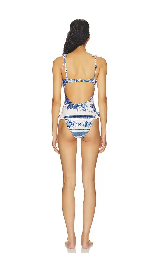 Montce Petal Ruffle One-piece | Thumbnail 3 Montce Petal Ruffle One-piece | Thumbnail 3