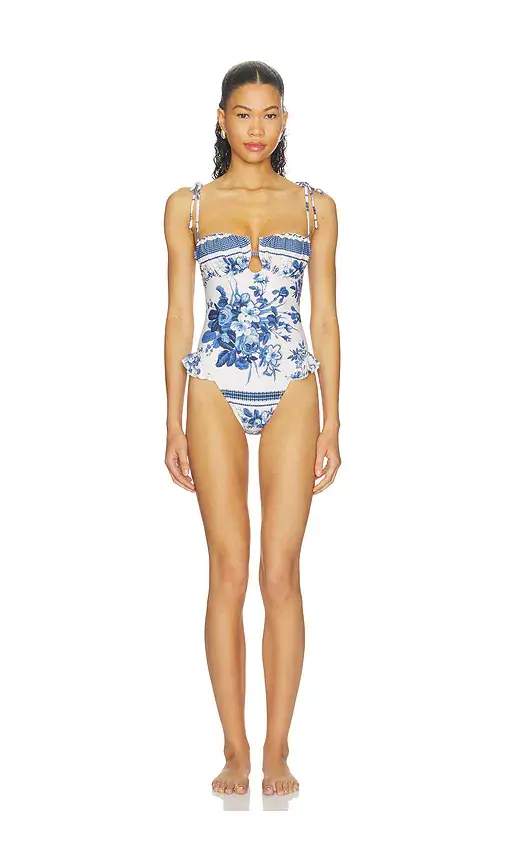 Montce Petal Ruffle One-piece