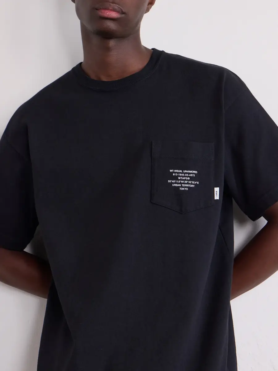 WTAPS Logo-Appliquéd Printed Cotton-Jersey T-Shirt - Men | Thumbnail 5 WTAPS Logo-Appliquéd Printed Cotton-Jersey T-Shirt - Men | Thumbnail 5