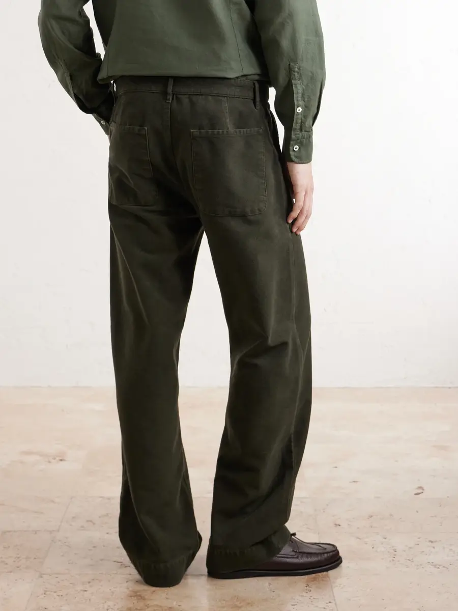 Massimo Alba New Regata Straight-Leg Brushed Cotton Trousers - Men | Thumbnail 4 Massimo Alba New Regata Straight-Leg Brushed Cotton Trousers - Men | Thumbnail 4