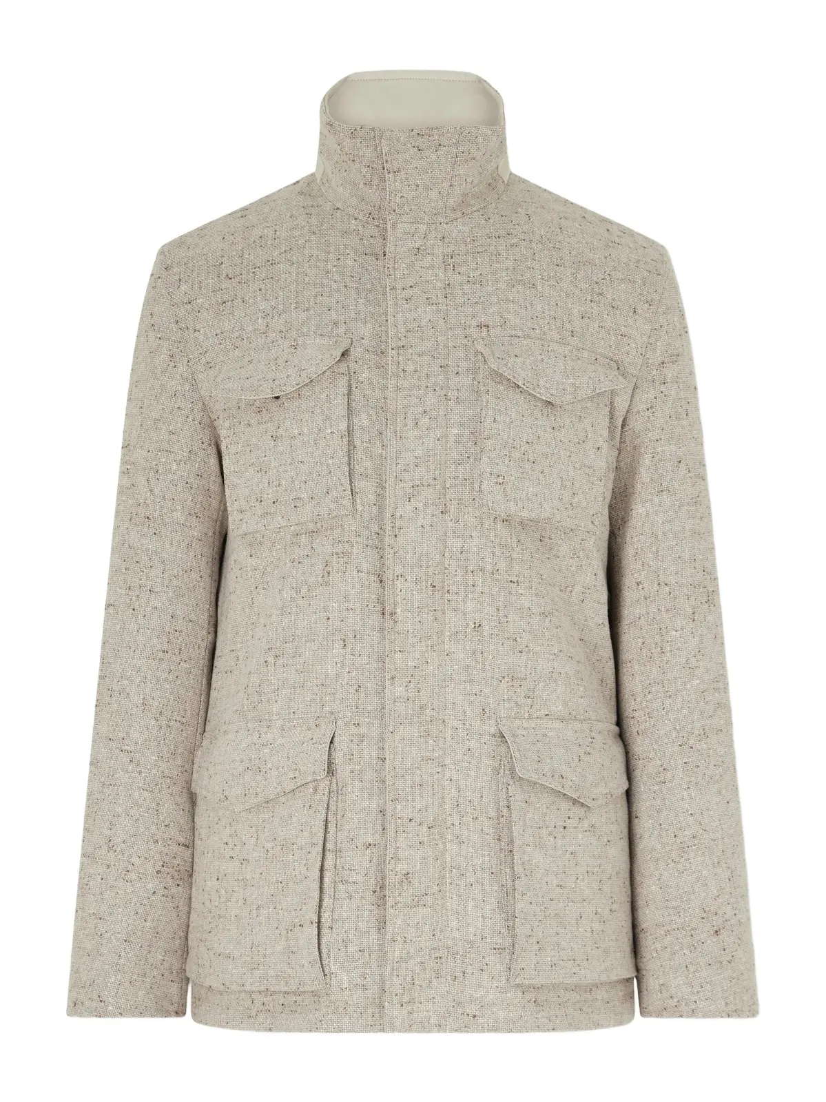 Virgin Wool-Tweed Field Jacket - Men