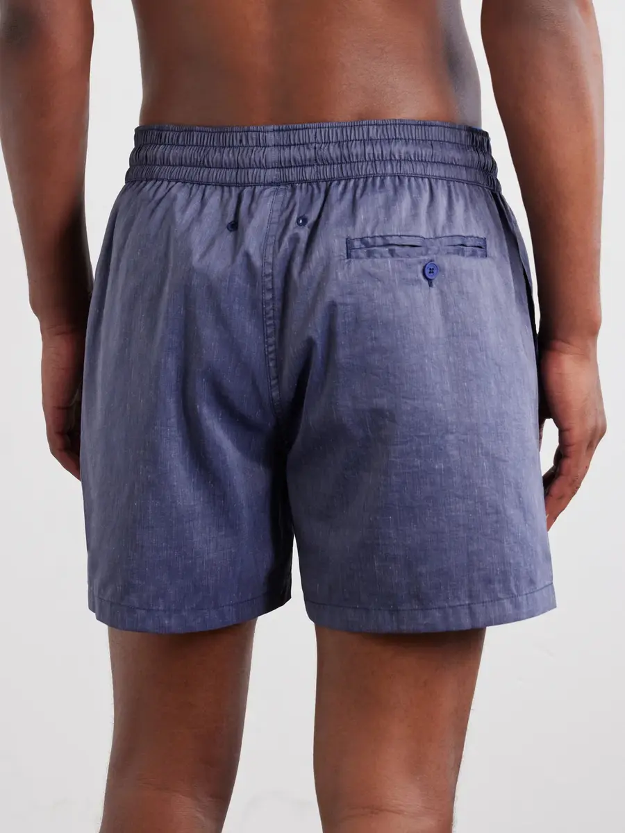 Frescobol Carioca Rio Straight-Leg Linen Blend Swim Short - Men | Thumbnail 3