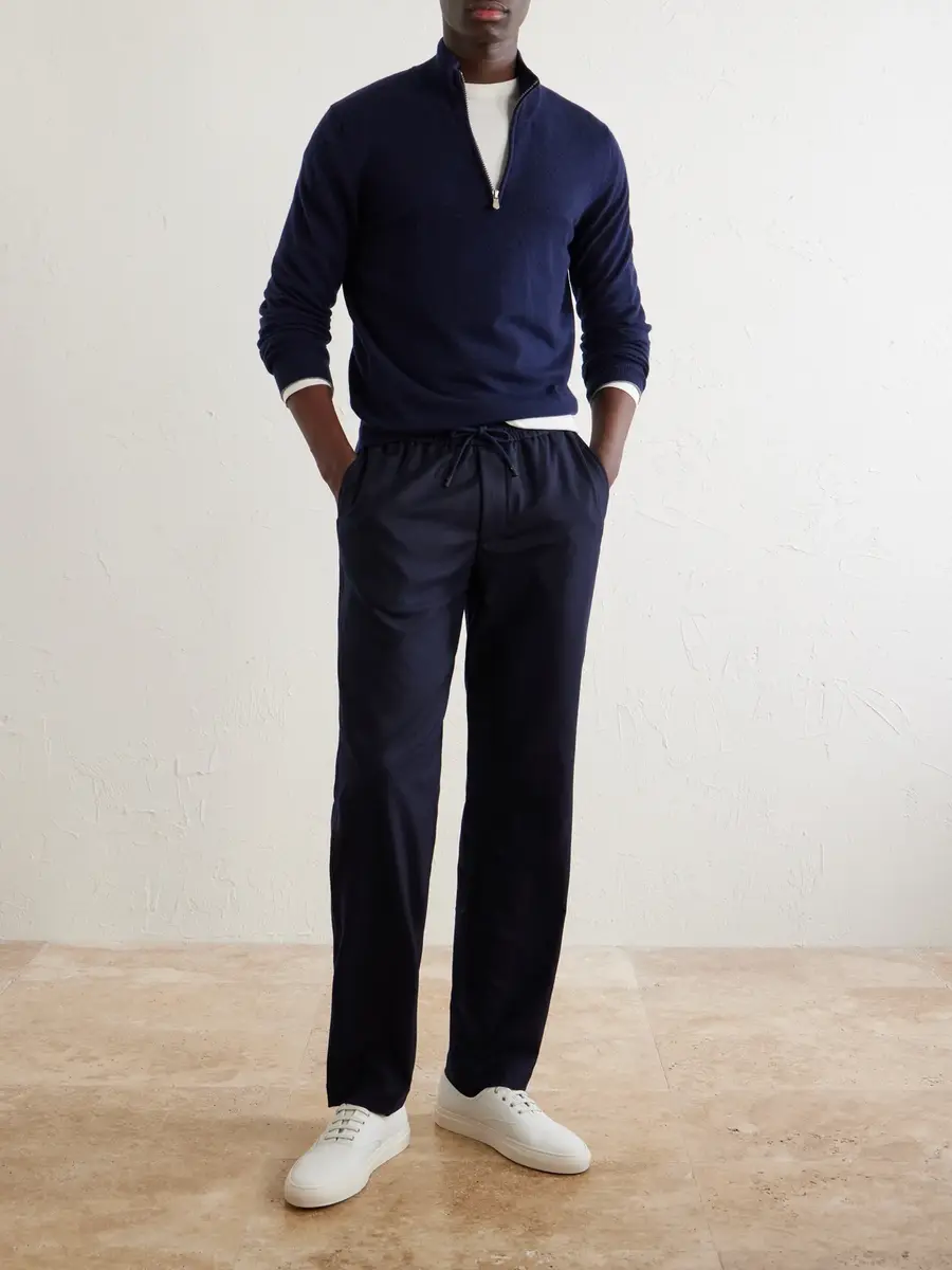 Sease Mindset Straight-Leg Stretch Virgin Wool-Flannel Trousers - Men | Thumbnail 2