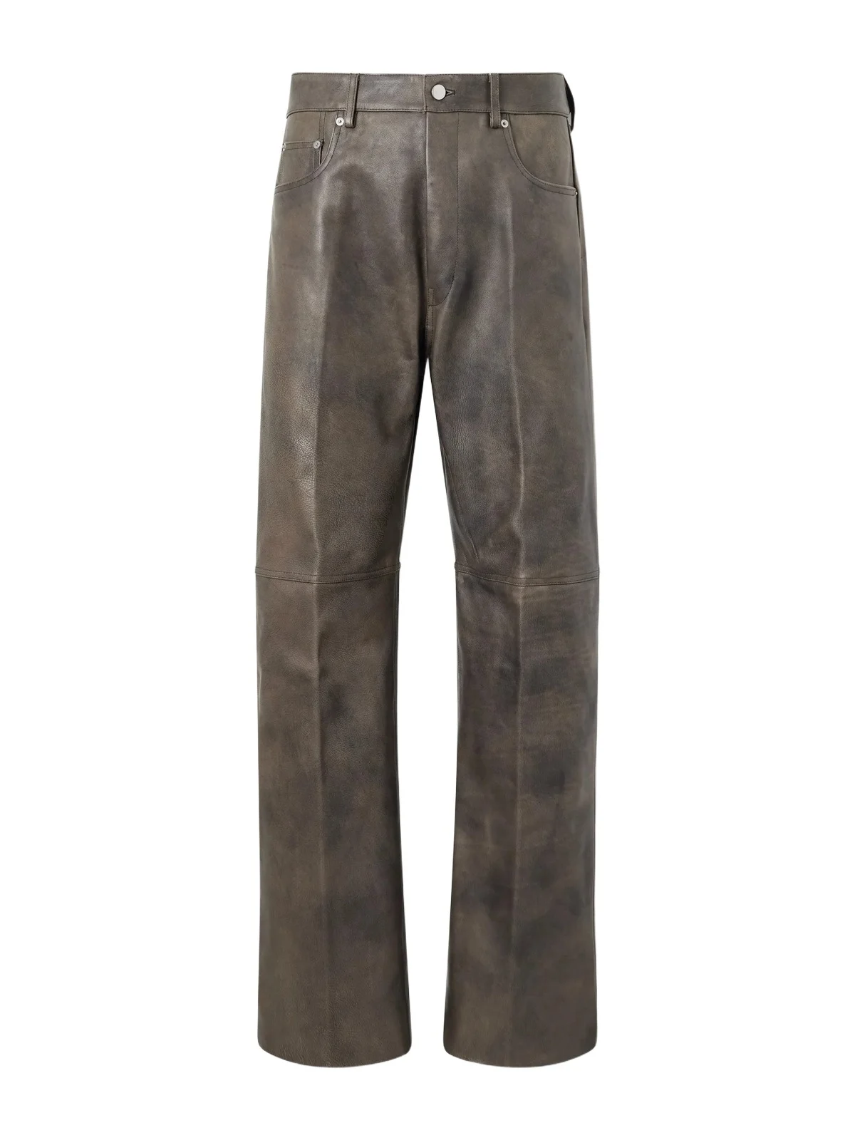 Geth Wide-Leg Leather Trousers - Men Geth Wide-Leg Leather Trousers - Men