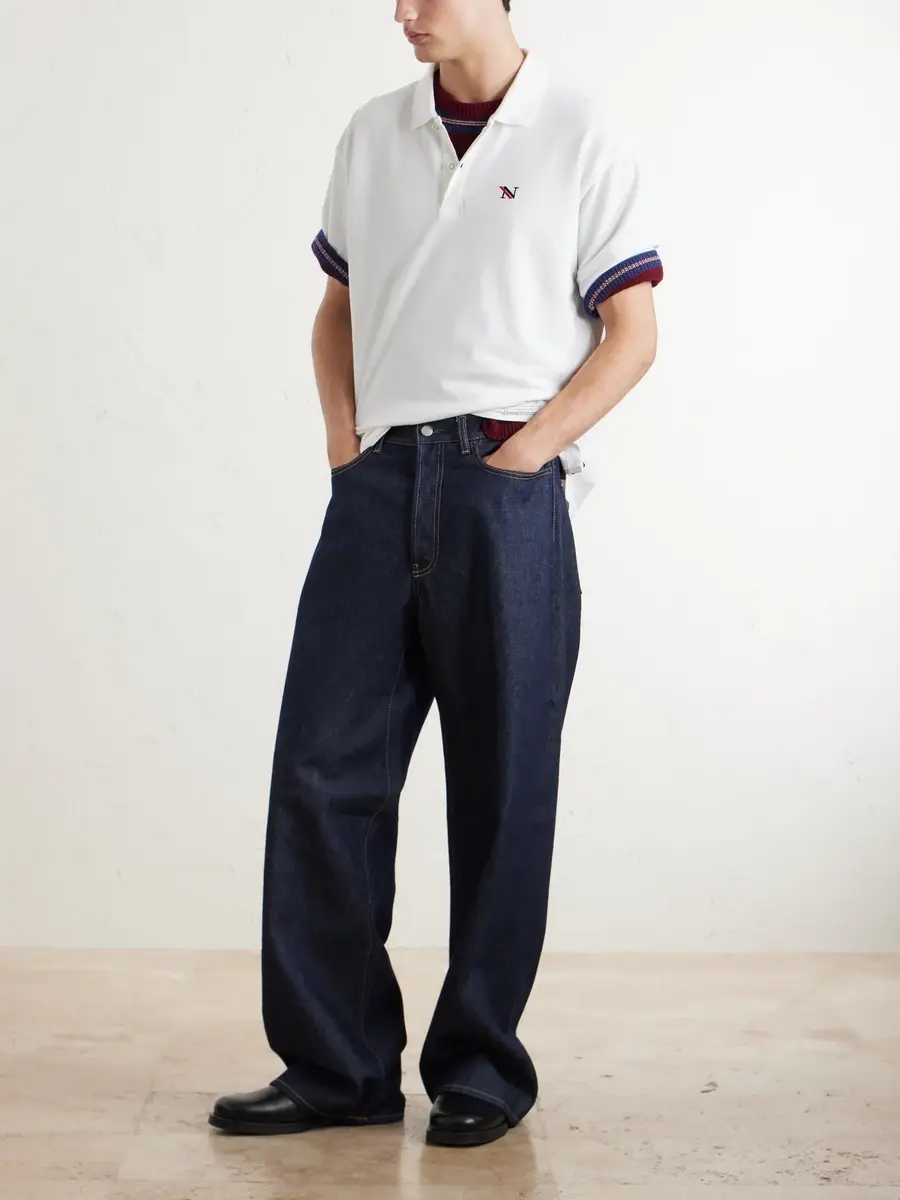 Neighborhood Logo-Appliquéd Embroidered Cotton-Piqué Polo Shirt - Men | Thumbnail 2 Neighborhood Logo-Appliquéd Embroidered Cotton-Piqué Polo Shirt - Men | Thumbnail 2