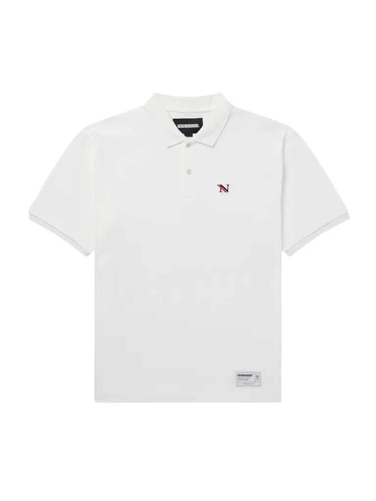 Neighborhood Logo-Appliquéd Embroidered Cotton-Piqué Polo Shirt - Men | Image 1 Neighborhood Logo-Appliquéd Embroidered Cotton-Piqué Polo Shirt - Men | Image 1
