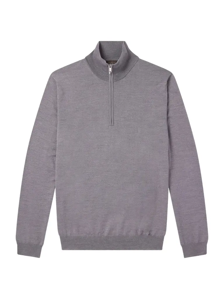 Slowear Zanone Flexwool Half-Zip Sweater - Men | Image 1 Slowear Zanone Flexwool Half-Zip Sweater - Men | Image 1