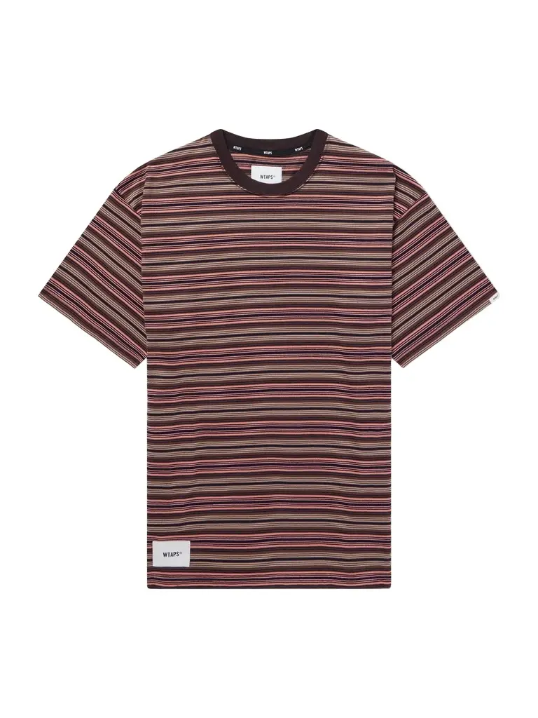 WTAPS Logo-Appliquéd Striped Cotton-Jersey T-Shirt - Men | Image 1 WTAPS Logo-Appliquéd Striped Cotton-Jersey T-Shirt - Men | Image 1