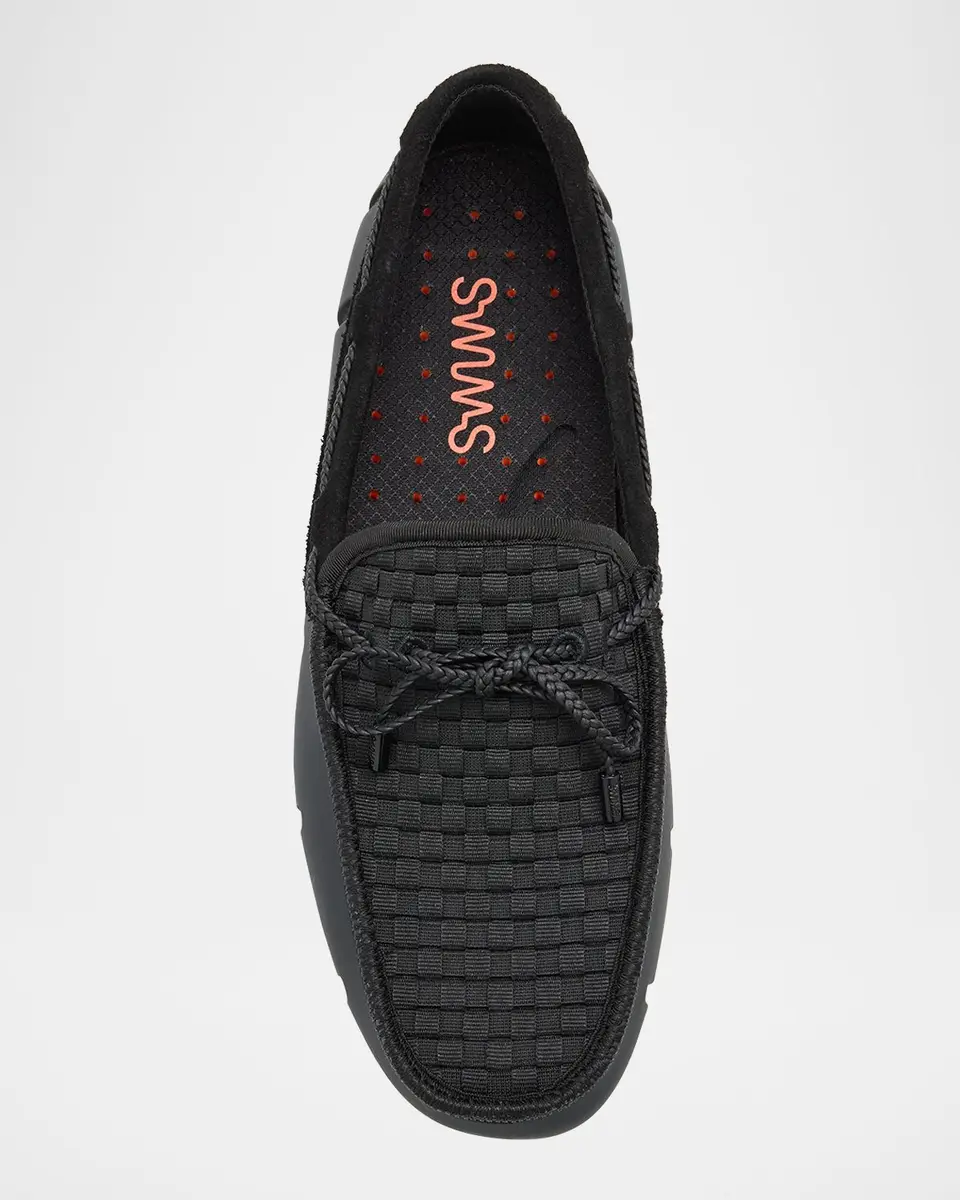 SWIMS Men's Woven Textile and Suede Drivers | Thumbnail 5