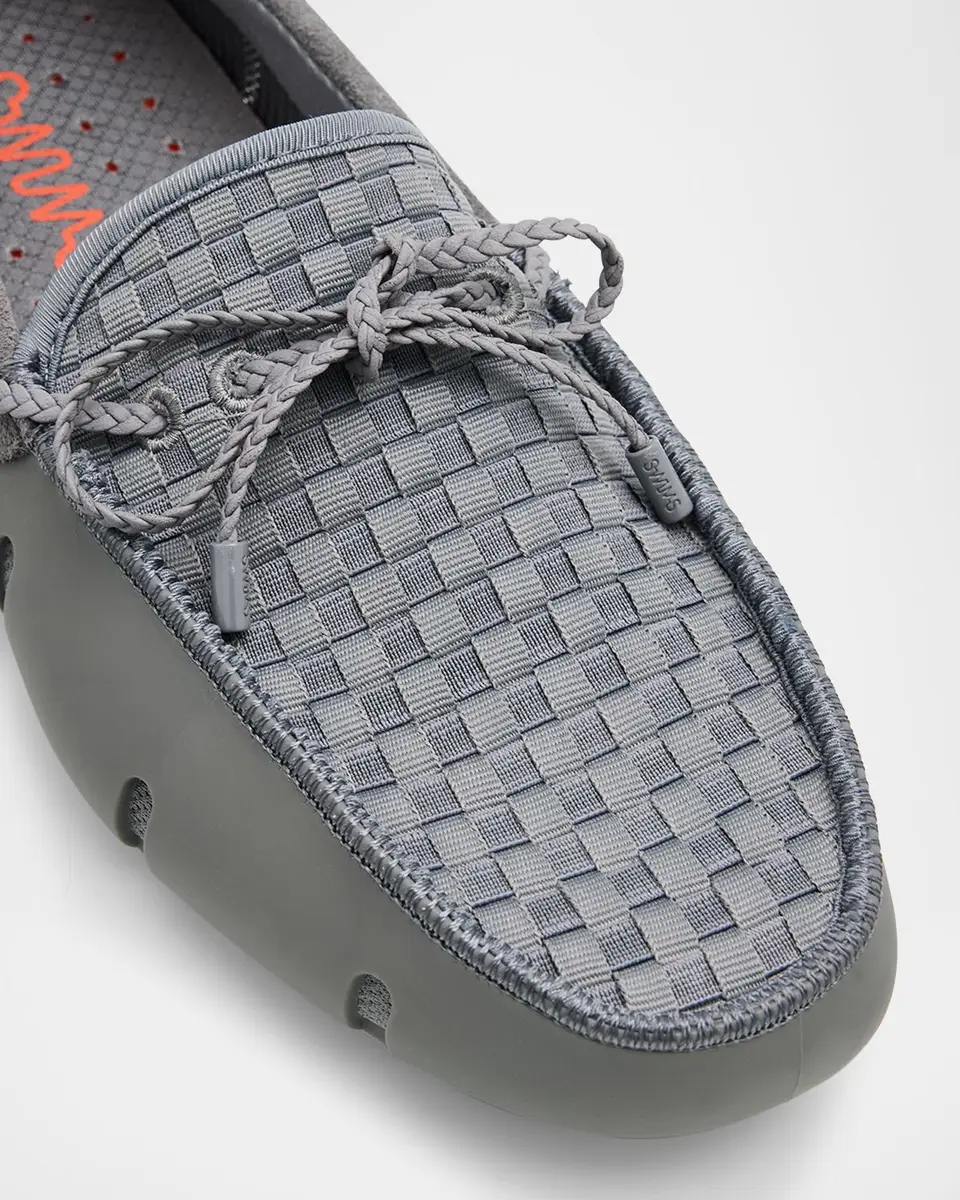 SWIMS Men's Woven Textile and Suede Drivers | Thumbnail 4
