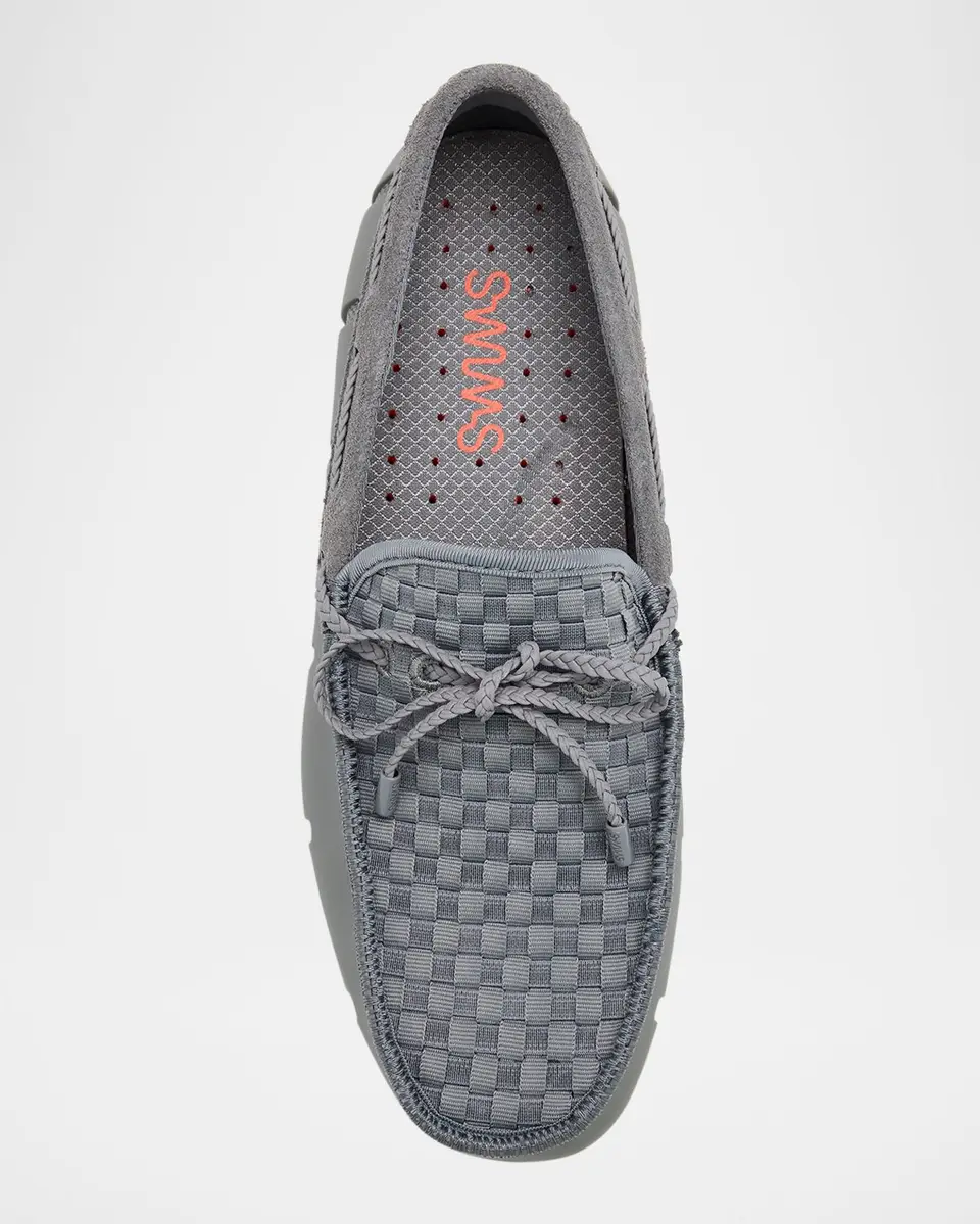 SWIMS Men's Woven Textile and Suede Drivers | Thumbnail 5