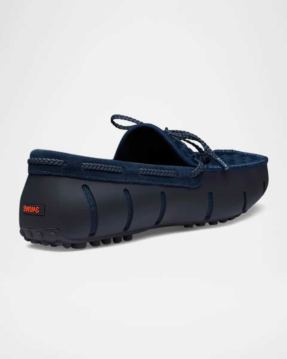 SWIMS Men's Woven Textile and Suede Drivers | Thumbnail 3